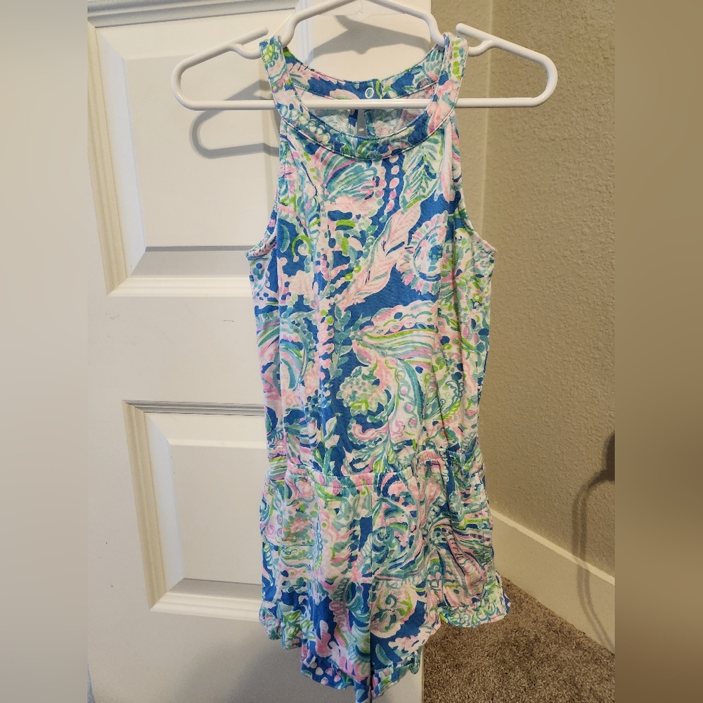 Lilly Pulitzer girls romper size S (4-5)